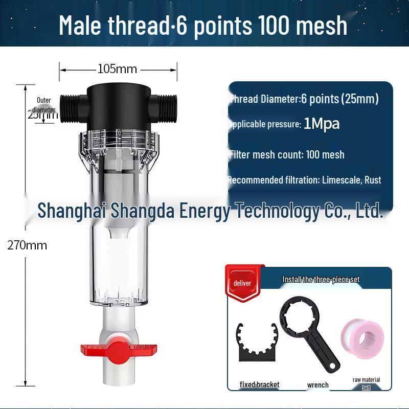 Aquarium Auto-Reinigungs-Fischabfallfilter mit selbstentleerendem Sand-Vorfilter