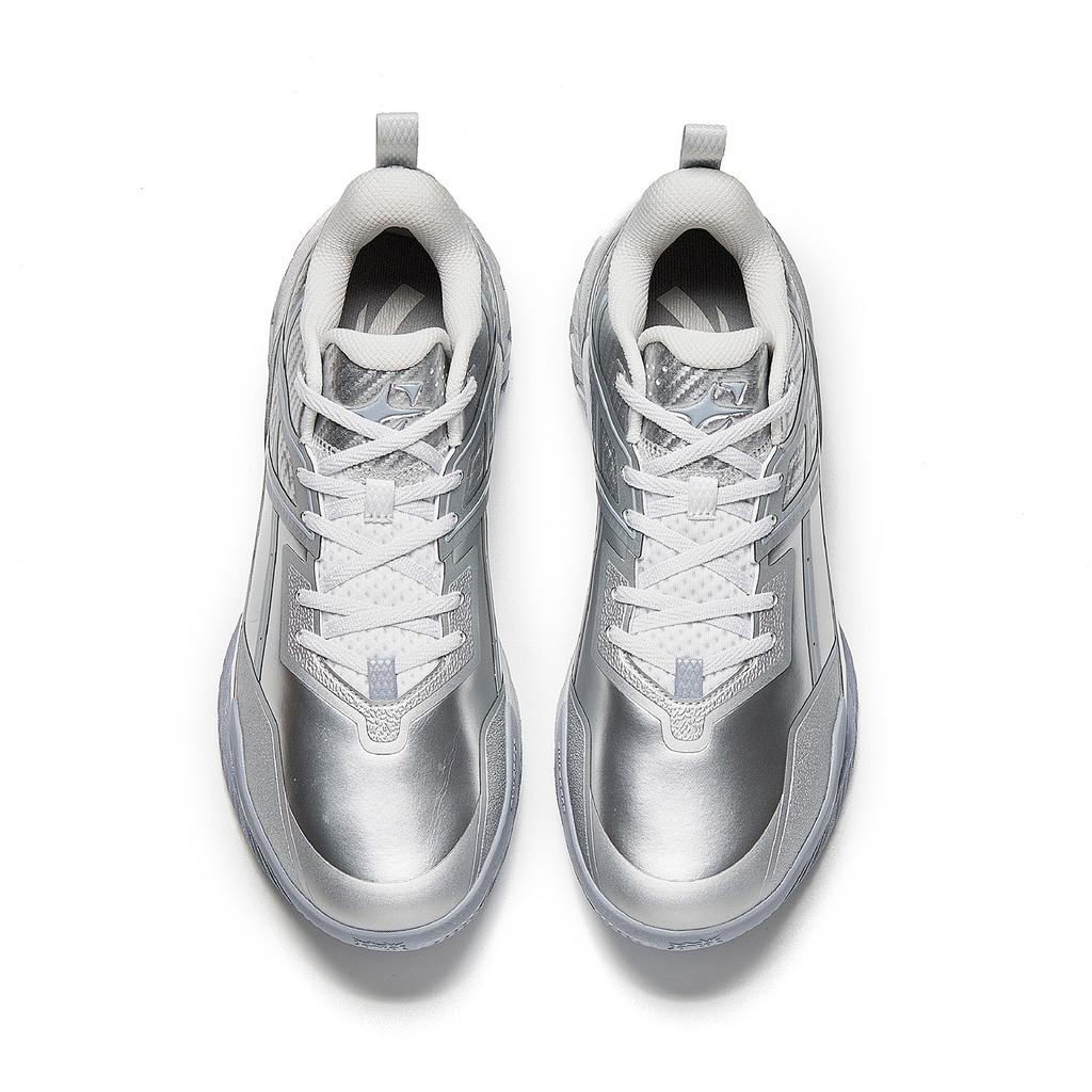 Anta Air Space 6 Silver Wing Cement Nemesis Outdoor Shock Absorption Anti-Slip Low-Top Basketball Shoes Men Sneaker 912611602-5