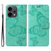 For Oppo Reno14 5G (China)/Oppo Reno14 F 5G/Oppo Reno14 5G (Global) Wallet Case Floral Butterfly Imprinted Leather Phone Cover Stand