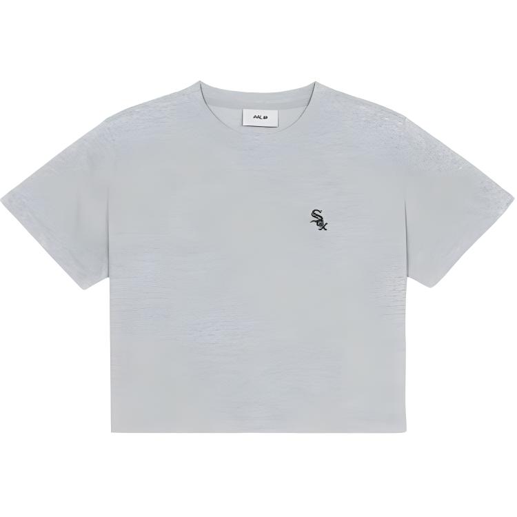 

New MLB T Shirts Women s Gray 3FTSB0153-44MGS S