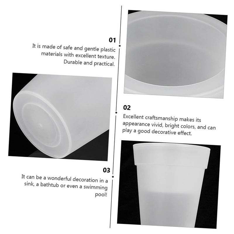Vaso de Flores LED Solar para Exterior Vaso de Plantas Brilhante Luz Vaso de Plantas Iluminado Balde Artificial para Vaso de Flores Luz Vaso Decoração