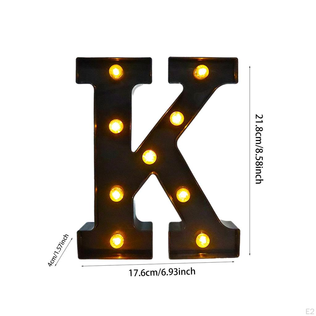 LED Festzeltbuchstaben Lichtleiste Zuhause Café Geburtstag Beleuchtet