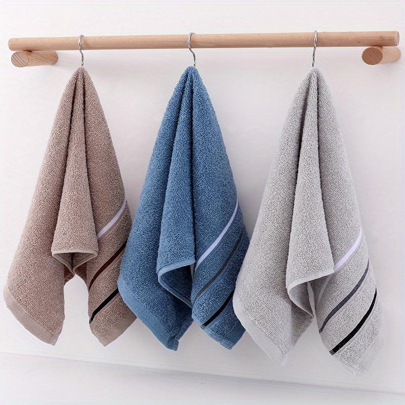 1PACK 1PC/4PCS Cotton Towel Thickened Luxury Soft and Absorbent Cotton Blend Towel