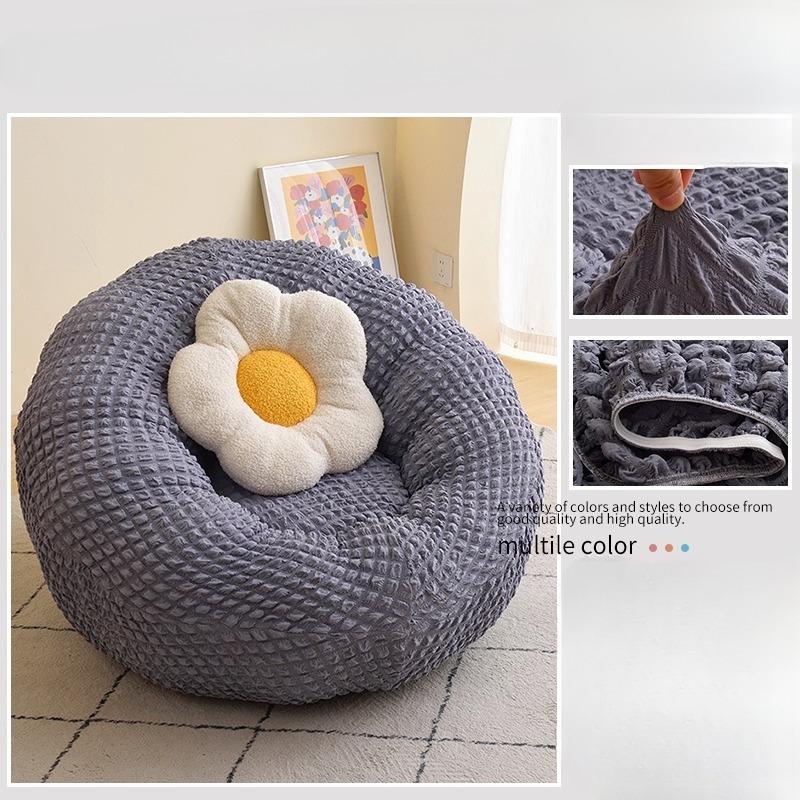 2025 New Cat Scratch-resistant Style All-season Universal Pumpkin Sofa Dust Cover Lazy Bean Bag Single-person Sofa Cover