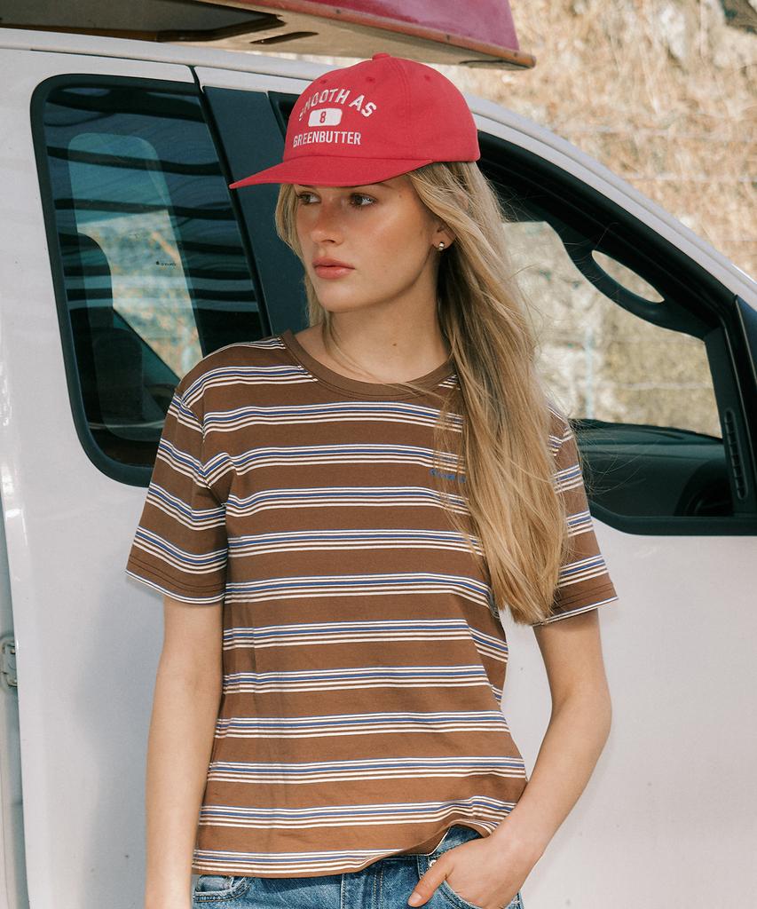 GREENBUTTER Pop Logo Cap (Red)