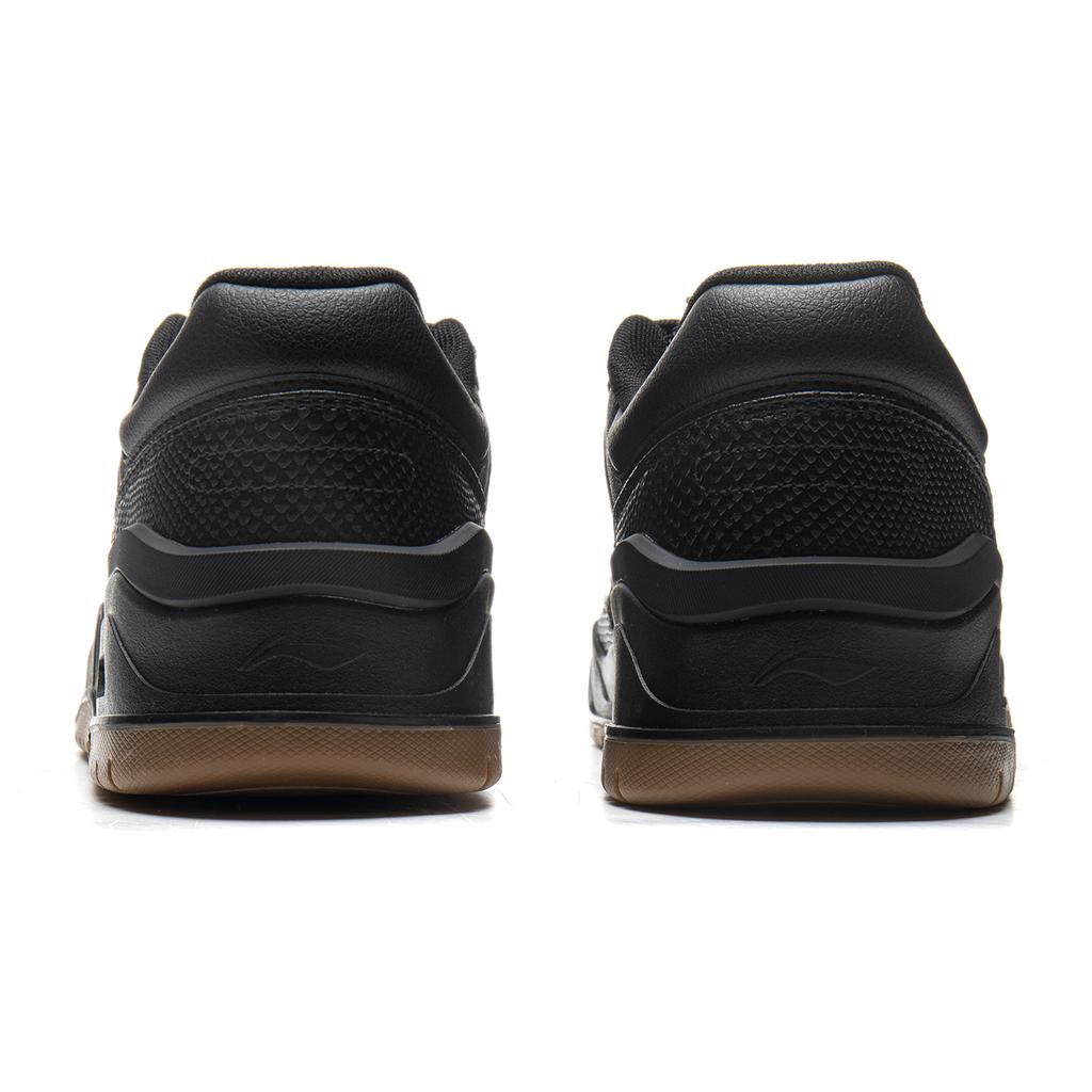 Li Ning Yue Bai 2.0 Casual Versatil Talpă Groasă Înălțare Antiderapant Rezistent la Uzură Respirabil Pantofi de Skate Low-Top Bărbați sneaker Negru AGCU275-7