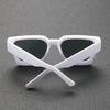 Unisex Plastic Fashion Square Frame Sunglasses For Street Pography And Beach Trips Driving Accessories