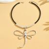 New Dragonfly Shaped Women's Design Trend Pendant Long Necklace for Daily Wear and Parties, Women's Multifunctional Accessory