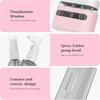 Travel Bottles Leak Proof 4 In 1 Containers for Toiletries Refillable Plastic Bottles with Lid Spray Lotion Shampoo