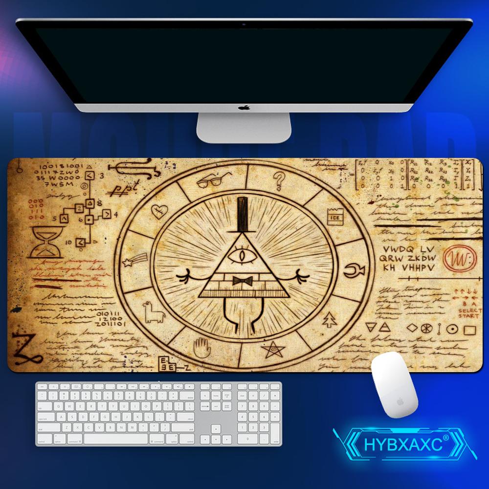 Mousepad 400x900MM Desk Protector Rubber Company Table Pads Carpet Desk Pad Bill Cipher Anime Mouse Pad Gravity Fall Mouse Pad