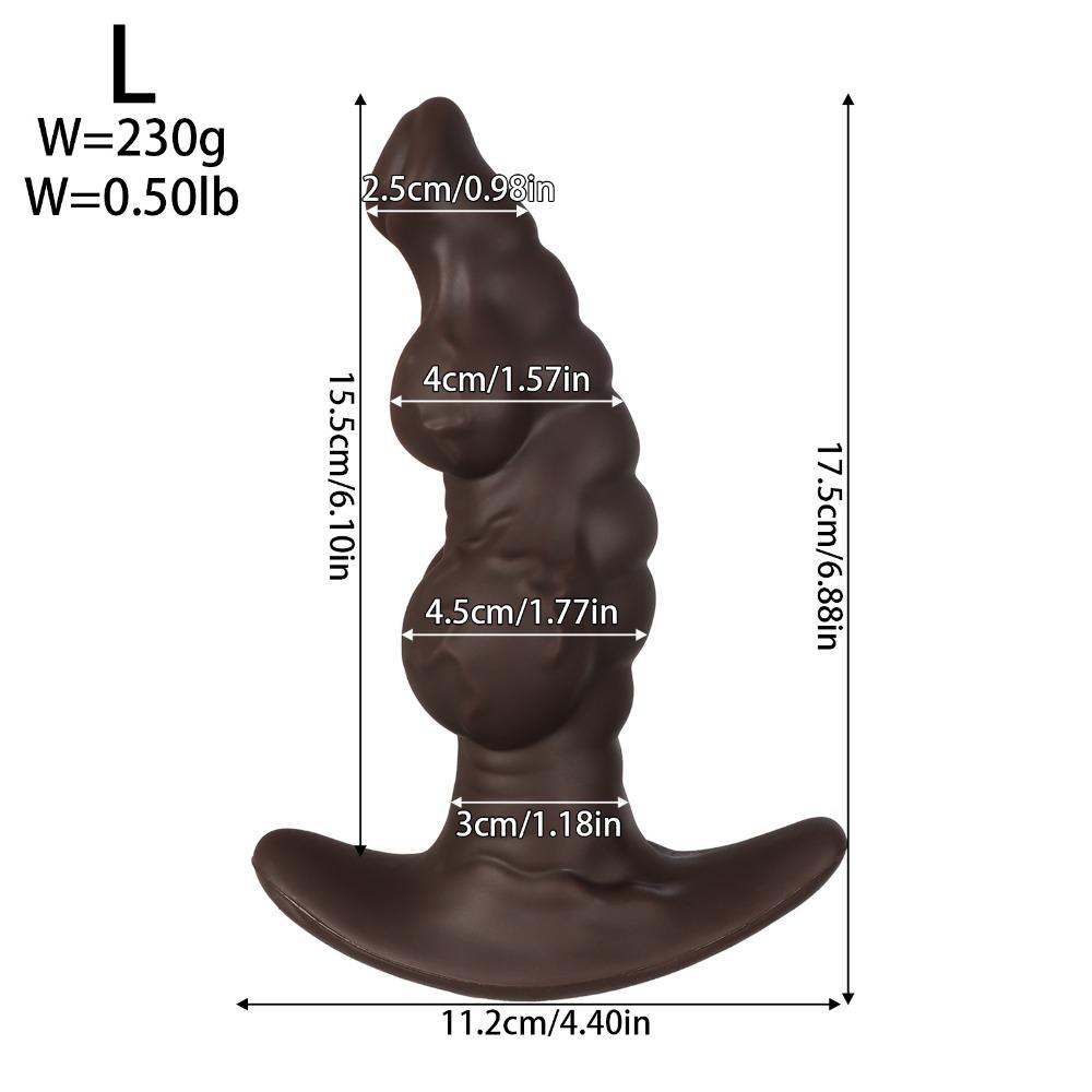 Wearable Liquid Silicone Anal Plug - Alien Realistic Dildo for Men Women, Comfortable Adult Sex Toy for Solo or Couples