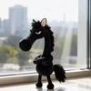 2026New Plush Doll New Year'S Mascot Of The Year Of The Horse Plush Pony Toy Backpack Hanging Accessories Cartoon Horse Keychain