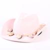 Popular European and American Classic Suede Western Cowboy Hat, Men's and Women's Fashion Big-brimmed Top Hat Shade
