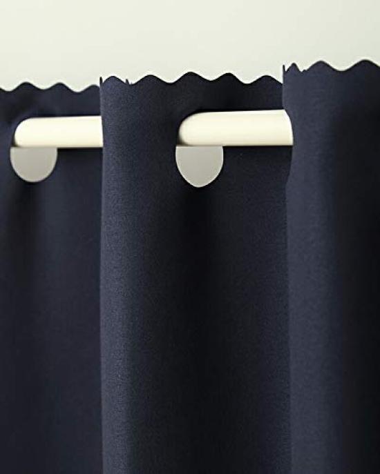 Cafe Light Complete Blackout 5346 Navy Width 190 X Length 100 1 Energy Cold Energy Thick Curtains, Wide, 100% Blocking, Fabric, Insulated, Soundproof,