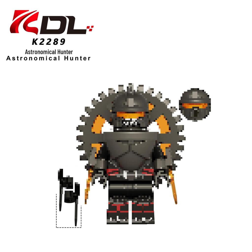 Ke Rui KDL844 Toilet Series Alien Hunter Minifigure Building Blocks Toy Set