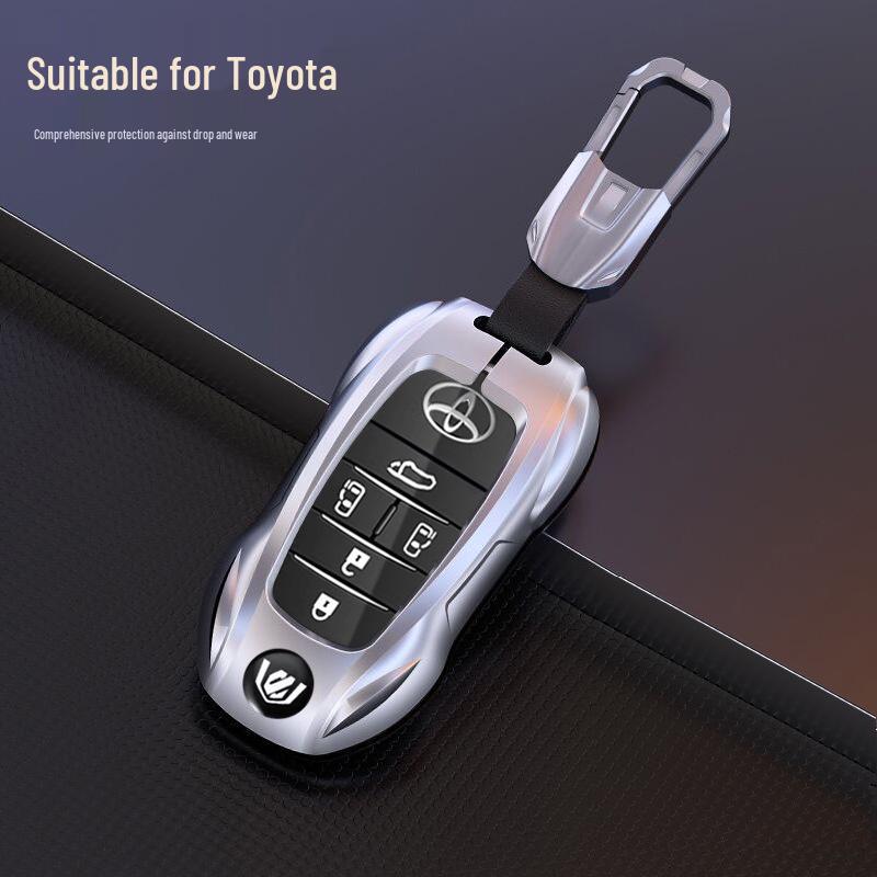 Metal Shell Key Case for 2015-2025 Toyota Alphard