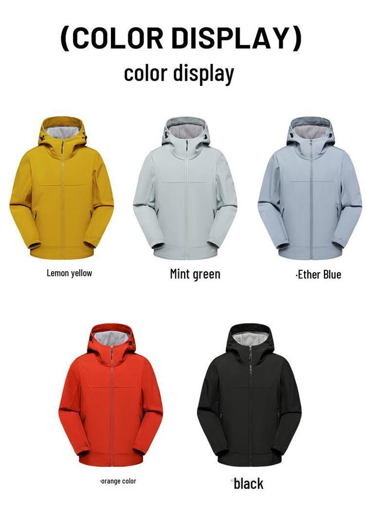 Windproof Waterproof Softshell Mountaineering Jacket - Trendy Outdoor Sports Gear for Spring & Autumn