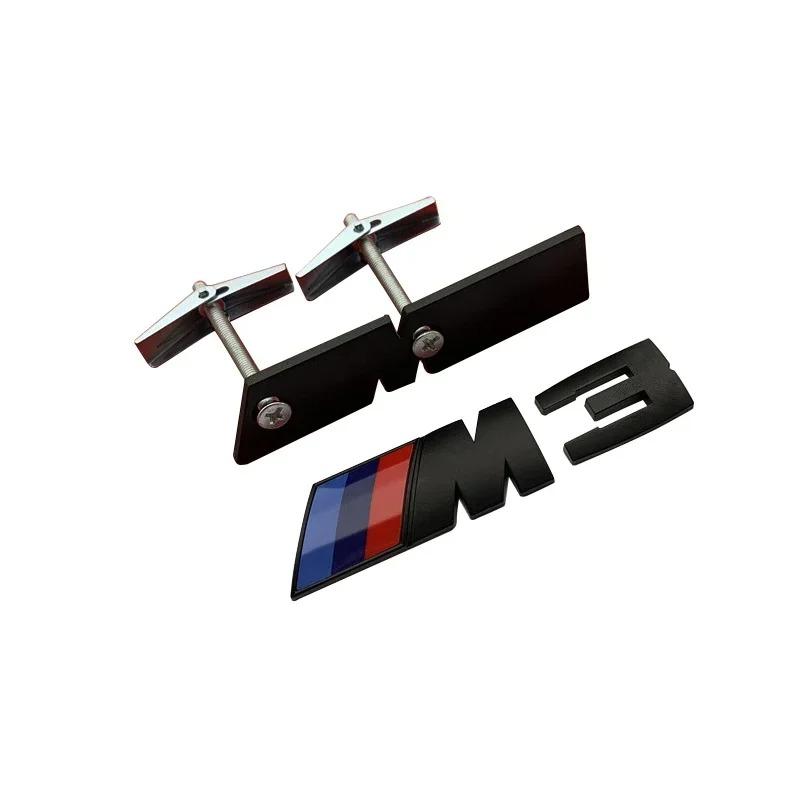 For BMW  E91 X5 E70 F11 E30 F31 X3 F25 E61 E83 X1 E53 E87 F40 F32 E70 F36 E46 BMW Grille Emblem Car Front Modification M Badge DI9