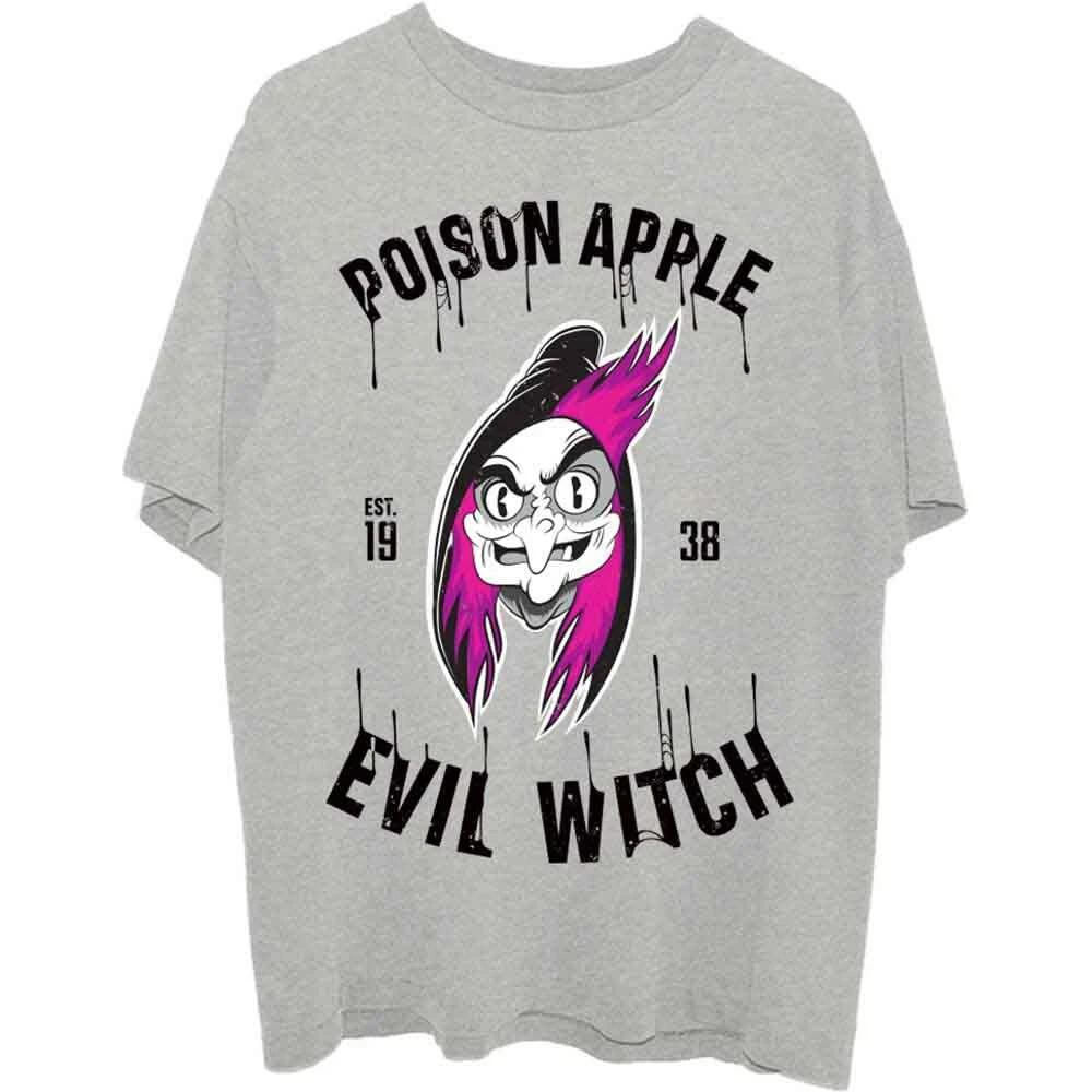 Disney Unisex T-Shirt: Snow White Evil Witch Poison Apple (Small) M