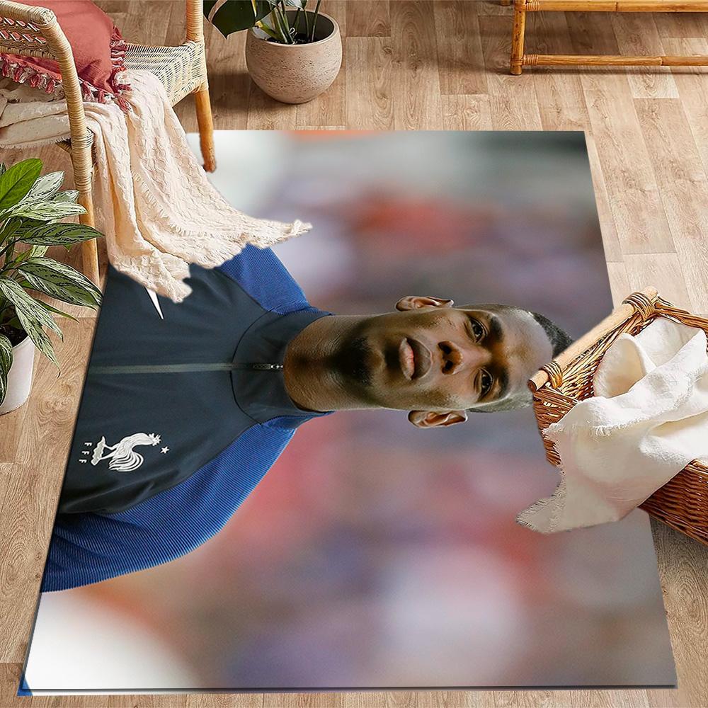 Pogba's Jersey Area Rug Design for Game Room Playrooms Dormitory Entryway Anti-slip Rug Office home decor Gift for Festivals