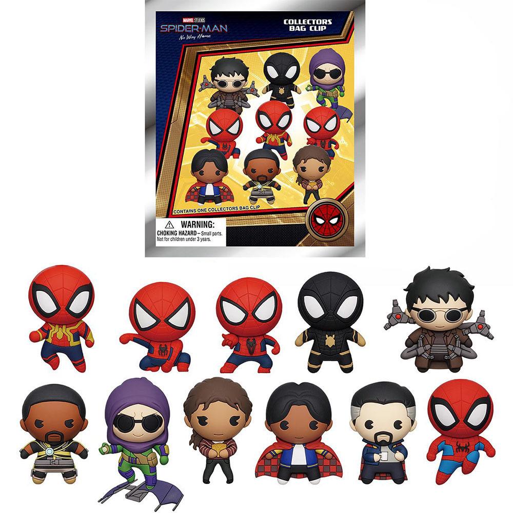 

1 шт. Официально лицензированная фигурка Человека-паука 3D Marvel, пакетик-сюрприз, брелок для ключей, фигурка из аниме, забавная для коллекционеров, высокое качество