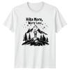 Hike More Worry Less TShirt Mountain Hiking Outdoor Camping