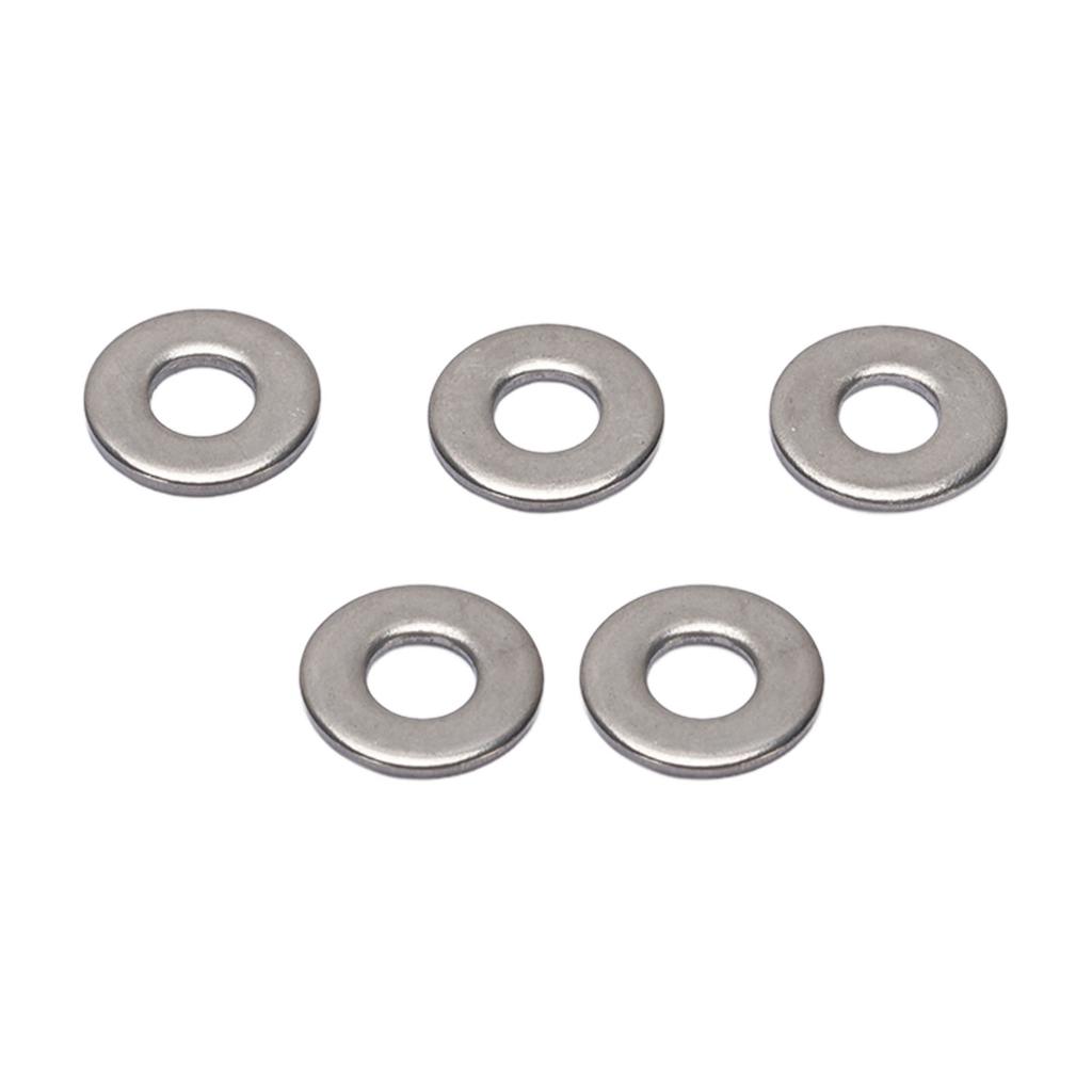 500Pcs 4x10x1mm Stainless Steel Flat Washers Anti Loosing Protective M3 Screw Washer Set