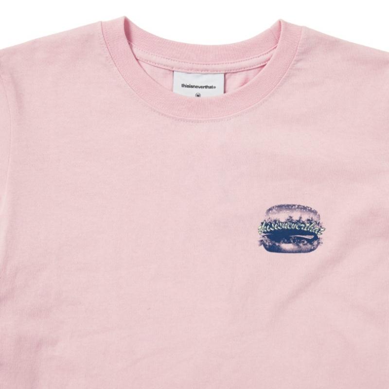 ThIs Is Never That Hamburger W Tee Pink