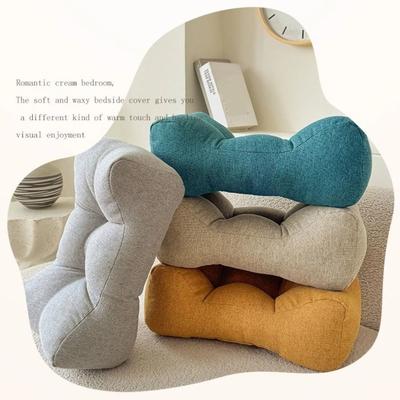 Multifunctional Soft Linen Waist Pillow Washable Thickened Lumbar Support Pillow Comfortable Lumbar Pillow Office Chair