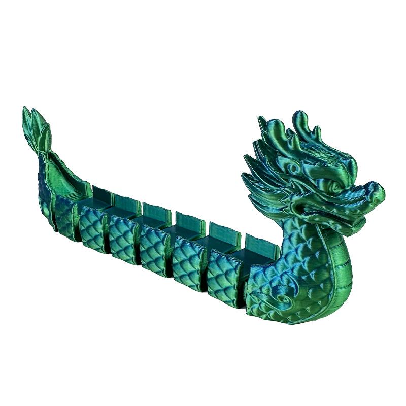3D Printed Dragon Boat Festival Jointed Figure Toy Model Holiday Gift Creative Souvenir Children'S Small Gift