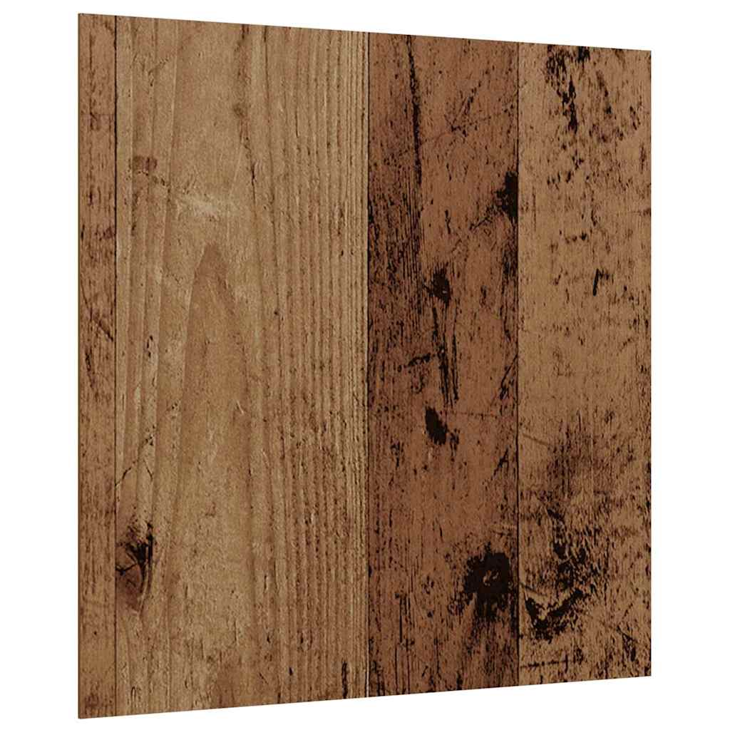 Decorative Panels 50 Pcs Reclaimed Wood Look 30 X 30 X 0.27 Cm Wood Based Material