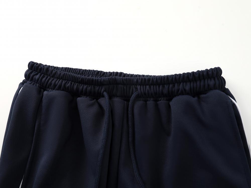 Unisex pruhované volné tepláky - Módní, prodyšné a ležérní kalhoty s rovnými nohavicemi