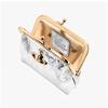 Vivienne Westwood Metallic Crinkle Frame Pulse Mini Coin Card Wallet 56010005w L00a7 Q401