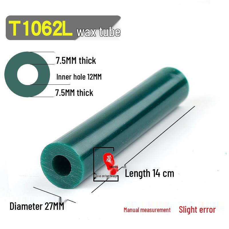 Wax Tube for Jewelry Design and Casting: Carving Wax for Lost-Wax Method and Mold Production