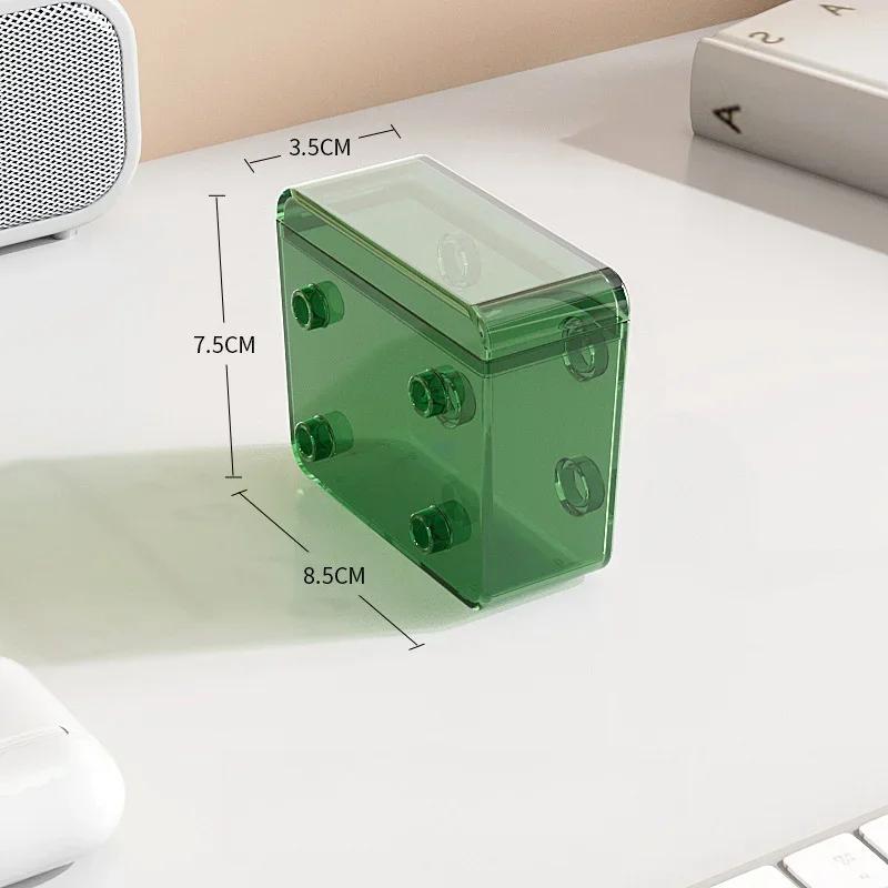 Large Capacity Data Cable Storage Box Portable Cord Management Container With Lid Charging Cable Storage Box Desktop Organizer
