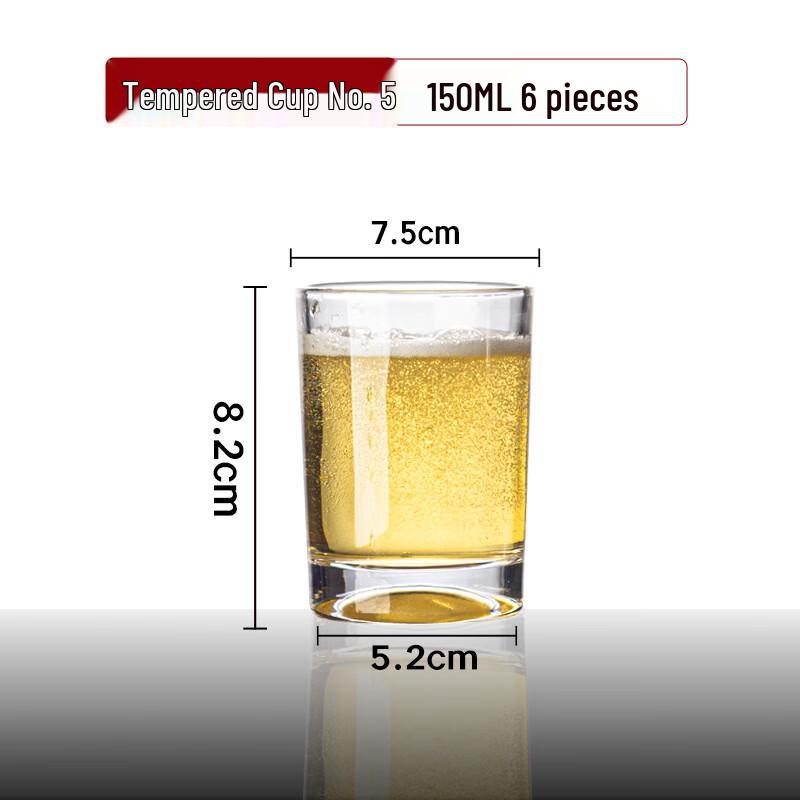 Shangqi Tempered Glass Tumbler - 150ml