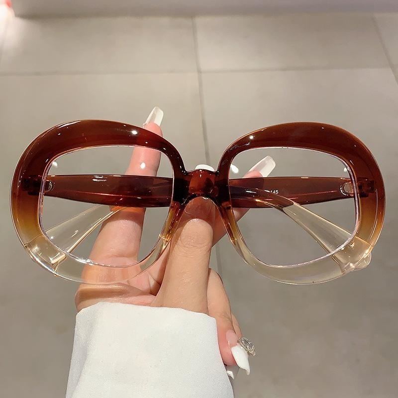 Anti Blue Light Oversized Glasses Women For Men Vintage Brand Designer Myopia Prescription Optical Colorful Eye Glasses Frame