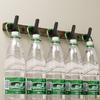 Walnut Wood Wall Hook Rack With Hooks For Entryway And Closet Organizer