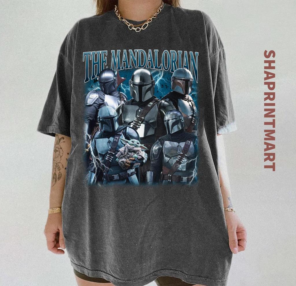 Retro 'The Space Bounty Hunter' Comfort Colors Shirt, Sci-Fi TV Show Fan Apparel