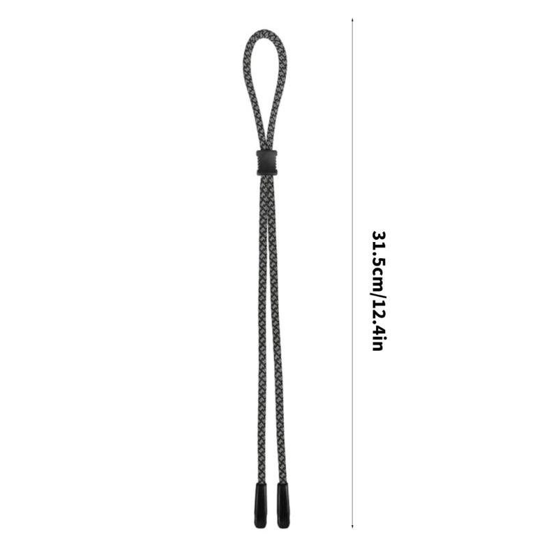 Nonslip Polyester Glasses Cord Eyeglass Lanyard Holder Strap Double Hole Design For Night Jogging And Night Sports
