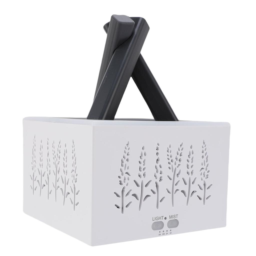 Essential Oil Diffuser with Colorful Light Silent Humidifier for Family Home Room Hollow Design