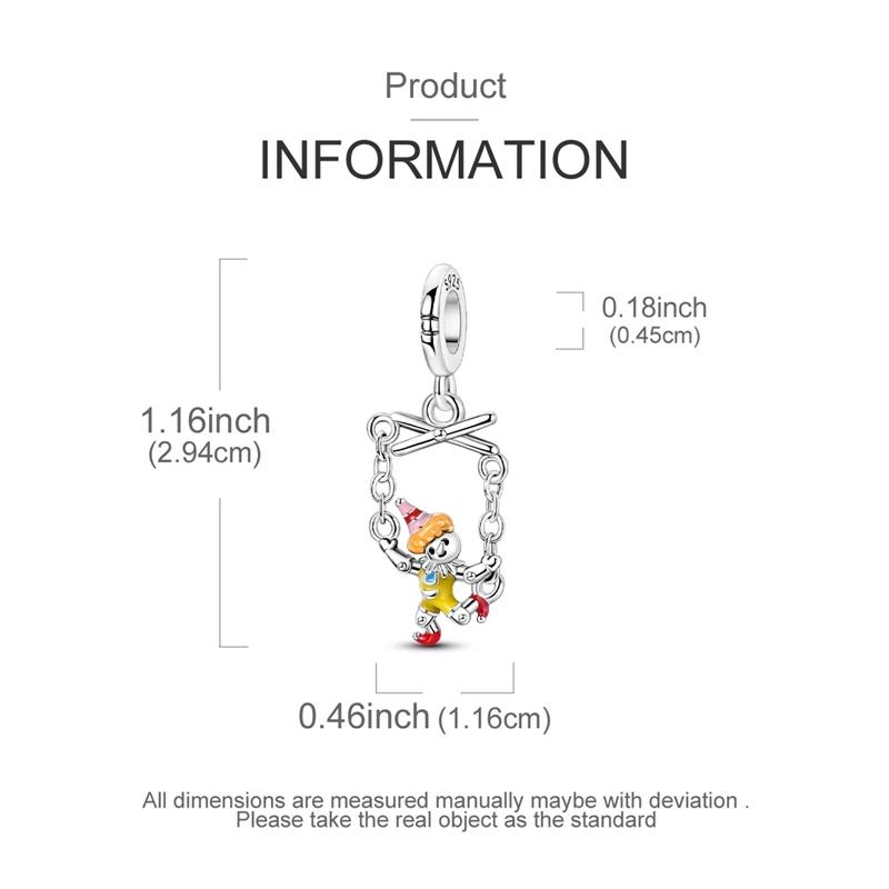 Charms Platafairy Tale String Puppet Pendants Beads Fit Originalbracelets Charms For Women Jewelry Diy Making Gifts