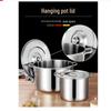 SIFAR Commercial Stainless Steel Pot with Lid