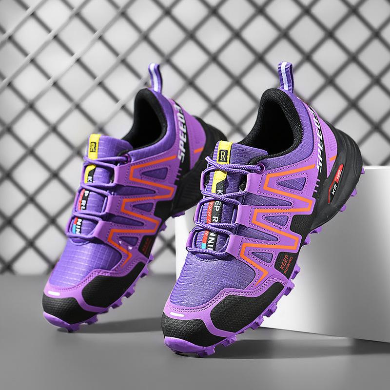 

Весна и осень Новые кроссовки для бега по бездорожью на открытом воздухе Легкие и дышащие альпинистские женские туфли Обувь для походов на открытом воздухе Женская спортивная обувь 41