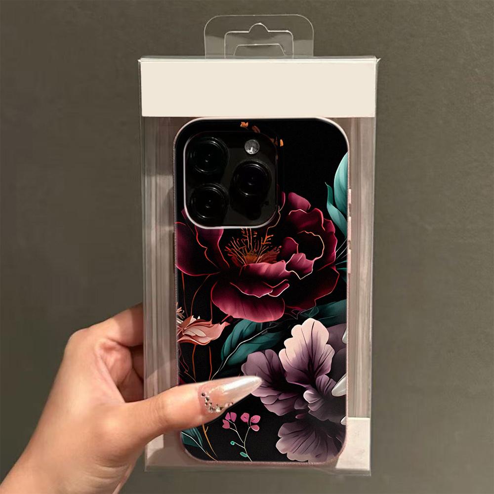 Wax Pattern  Phone Case For Iphone 17 17E 16E 11 Pro Max 13 15 Plus 16 14 12 Modern Minimal Shockproof Shell Coque