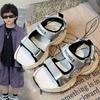 Boys Summer Sports Sandals for Boys Girls Kids Casual Summer Beach Sandals Open Toes Air Mesh Breathable Anti-kick Fashionable