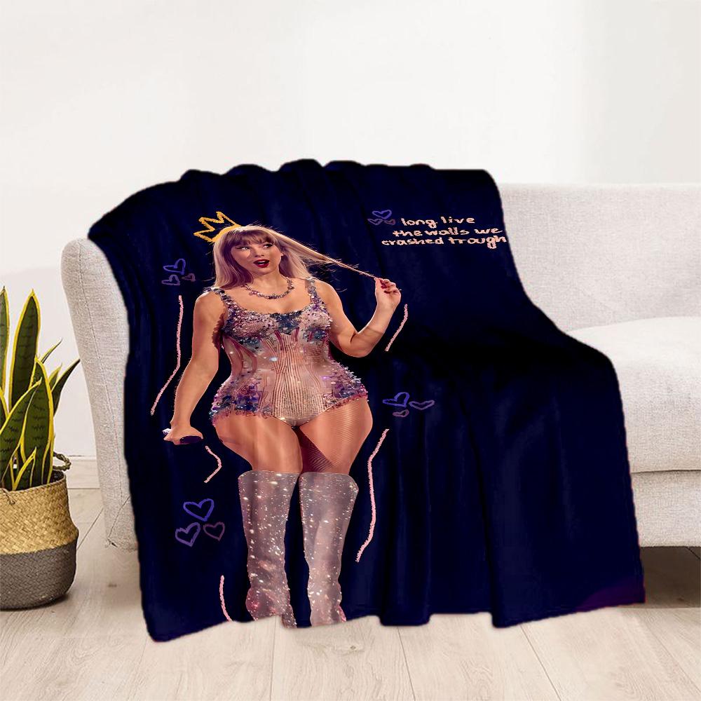 Guitar Performance Stage Blanket Warmthful Decor Suitable for Sofa Bedding Couch Four Seasons Universal Playful Design