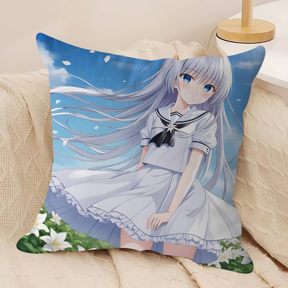 Anime S-Summer Pockets Personalized Pillow Cover Kids Bedroom Wild Party Decor Pillowcase Kid Birthday Shower Gift