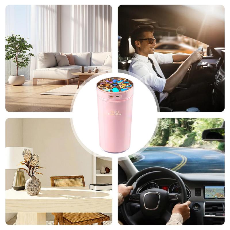 Umidificator Auto Wireless Portabil 300ML Umidificator Parfumat Auto Difuzor Umidificator Auto Umidificator de Călătorie Mini Umidificator