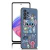 Cute S-Stitch Ohana Phone Case For Samsung A13 A22 A24 A32 A23 A25 A34 A35 A52S A53 A54 A55 A73 A12 A14 A15 A31 A33 A50 A51 A72